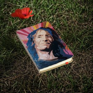 Libreta de la obra Guerrero de Javier Fernández